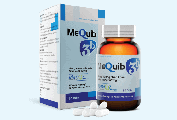 MenaQ7 - MeQuib 3b - Top 03 Sản Phẩm Có MenaQ7 (Vitamin K2 Mk7) MenaQ7 - MeQuib 3b