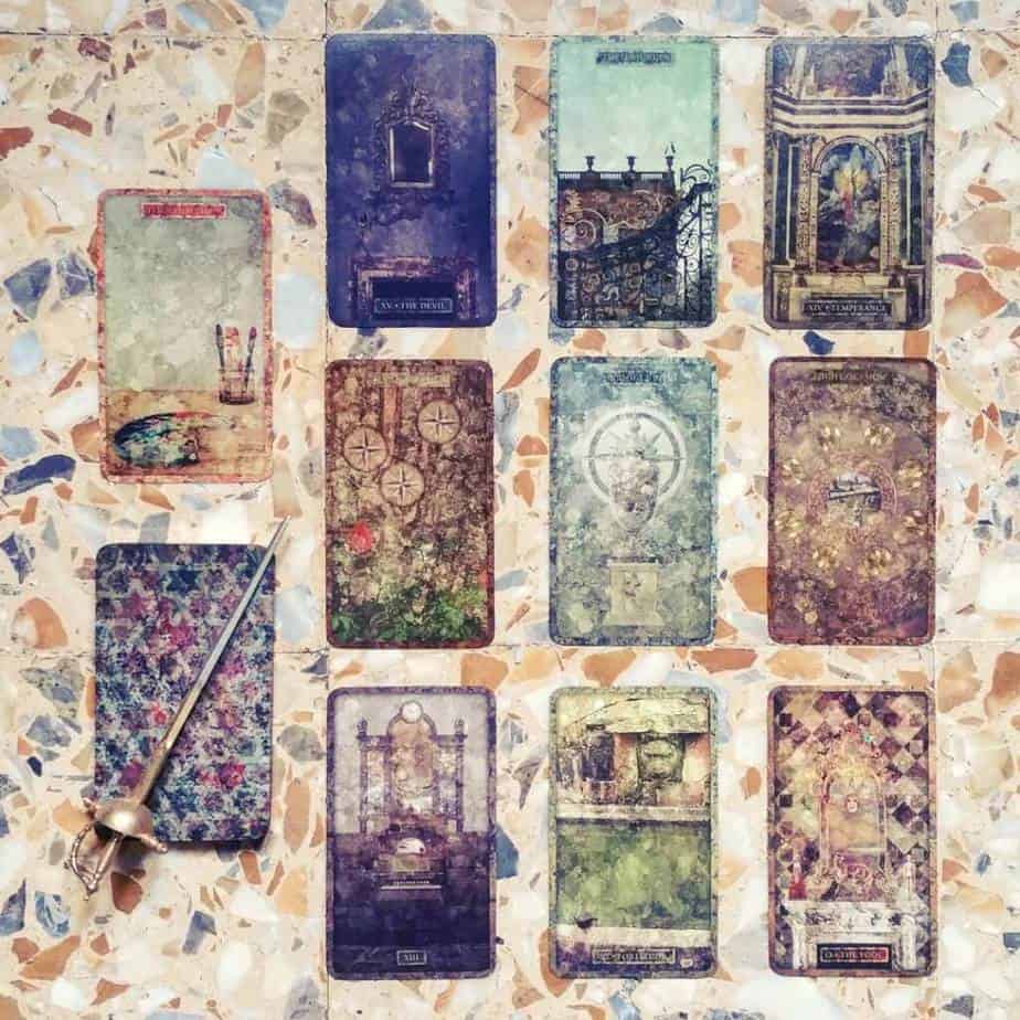 Tyldwick Tarot không có sách hướng dẫn - Top 8 Bộ Bài Tarot MẠ VÀNG - MẠ BẠC Sang Chảnh Đang HOT Trong Cộng Đồng Hiện Nay Tyldwick Tarot không có sách hướng dẫn