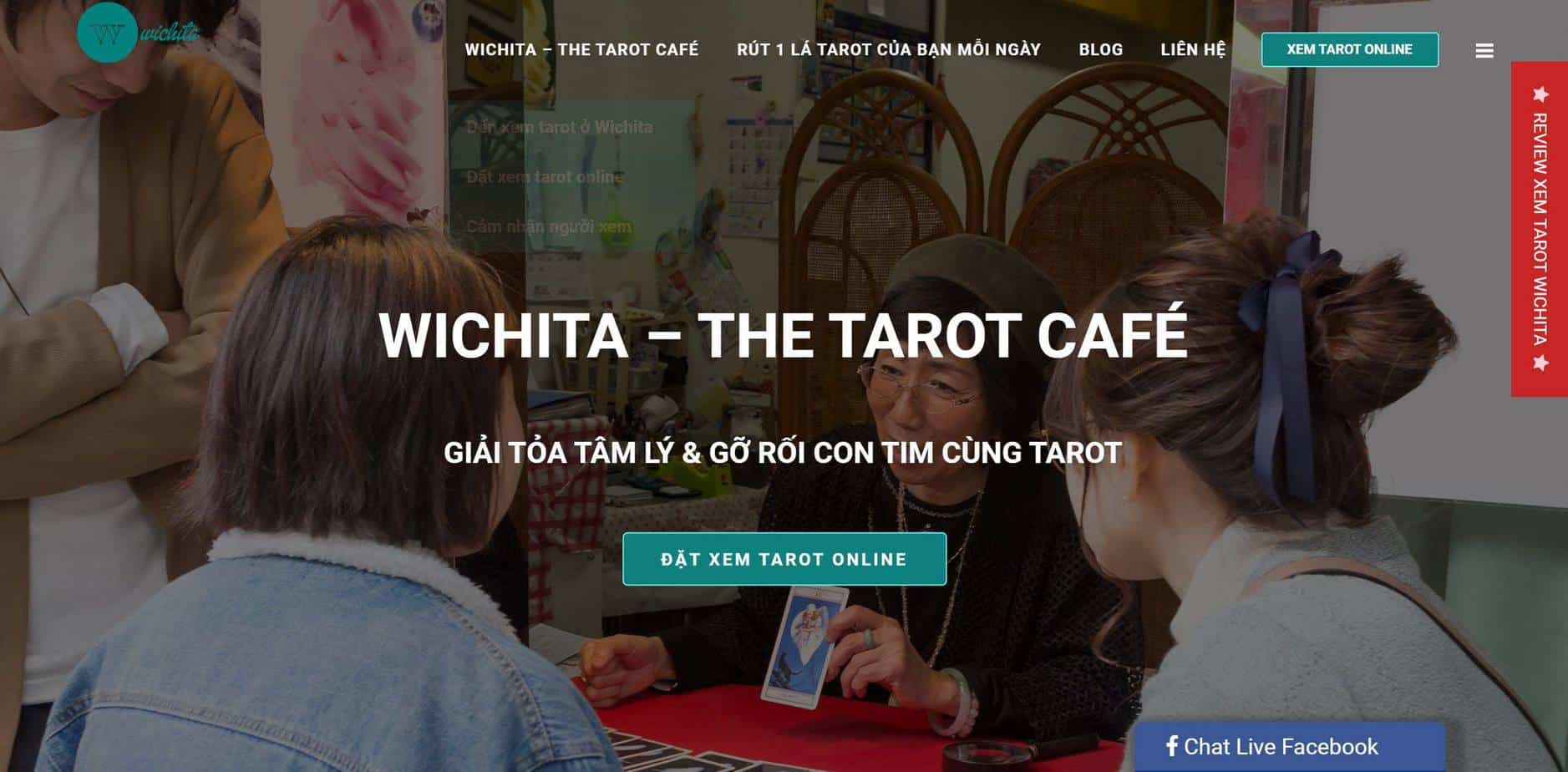 Đặt Lịch Xem Tarot Onliene Tại Wichita Tarot - Review Wichita - The Tarot Café: Giải Tỏa Tâm Lý & Gỡ Rối Con Tim Đặt Lịch Xem Tarot Onliene Tại Wichita Tarot