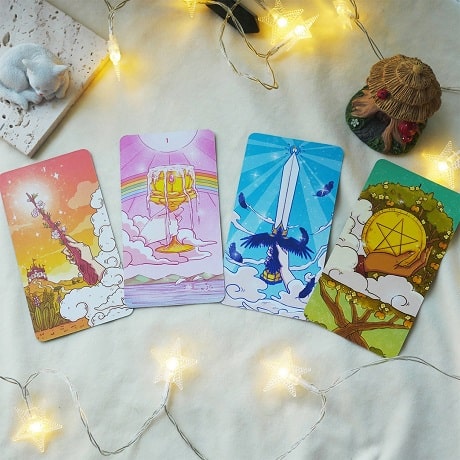 Hình ảnh các lá bài bộ Land of Stories Tarot - Land of Stories Tarot: Cánh Cổng Đến Thế Giới Cổ Tích Hình ảnh các lá bài bộ Land of Stories Tarot