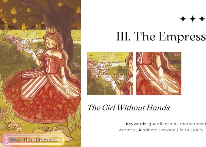 Lá III The Empress Bộ Bài Land of Stories Tarot - Land of Stories Tarot: Cánh Cổng Đến Thế Giới Cổ Tích Lá III The Empress Bộ Bài Land of Stories Tarot