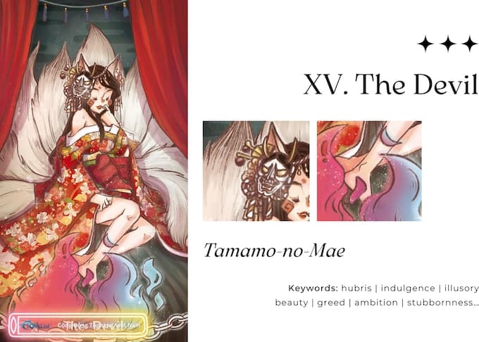 Lá XV The Devil Bộ Bài Land of Stories Tarot - Land of Stories Tarot: Cánh Cổng Đến Thế Giới Cổ Tích Lá XV The Devil Bộ Bài Land of Stories Tarot