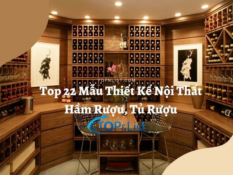 Top 22 Mẫu Thiết Kế Nội Thất Hầm Rượu, Tủ Rượu Gia Đình Đẹp Ấn Tượng Nhất