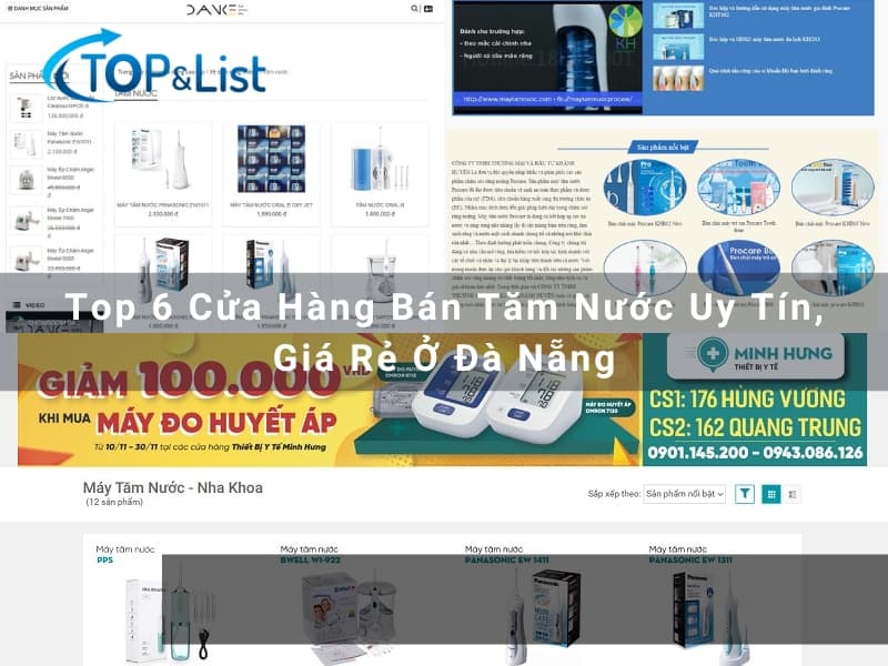 Top 6 Cửa Hàng Bán Tăm Nước Uy Tín, Giá Rẻ Ở Đà Nẵng
