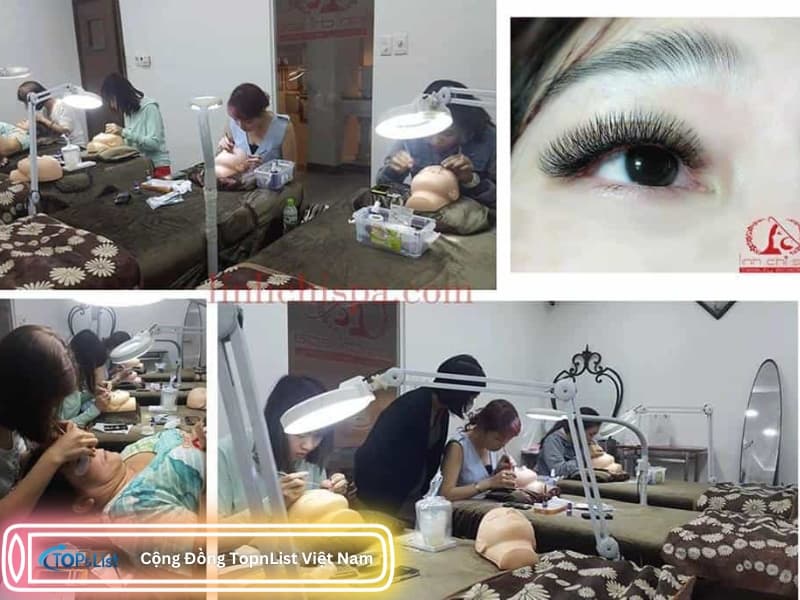 Trung tâm đào tạo thẩm mỹ Linh Chi dạy nối mi tại Phú Nhuận