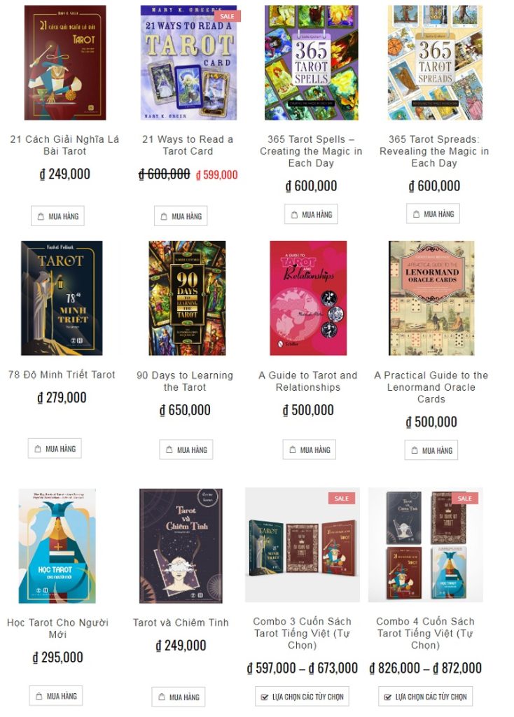 Top Sách Hướng Dẫn Đọc Bài Tarot Bán Chạy Tại Mystic House